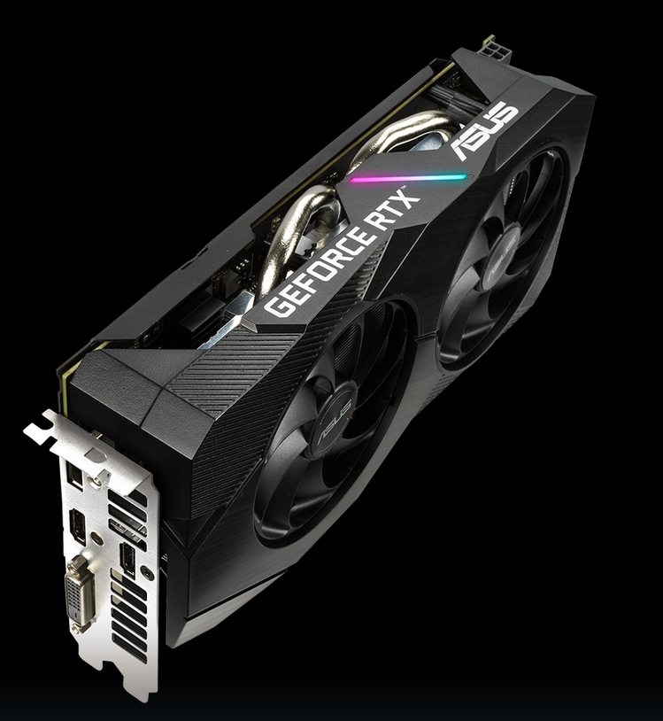 ASUS Dual GeForce RTX 2060 EVO OC Edition Graphics Card (PCIe 3.0